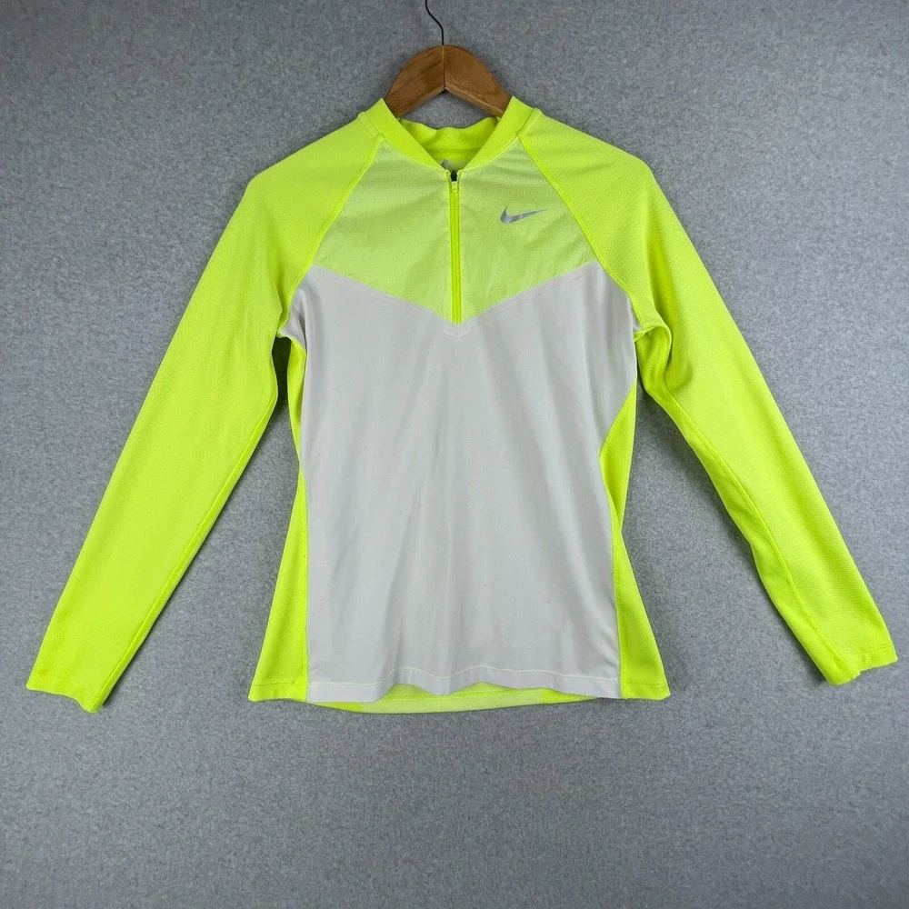 Nike‎ Shirt Women Medium Golf Tour Performance Quarter Zip 2015 PGA Championship